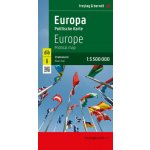 Europa politisch, Straßenkarte 1:3.500.000, freytag & berndt – Zboží Dáma