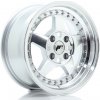 Alu kolo, lité kolo JR Wheels JR6 7x15 4x100 ET25 silver machined face