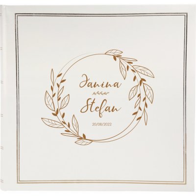 Svatební fotoalbum - 500 fotografií 10x15 - vzory pro SVATBA - Vaše gravírování – Zboží Živě