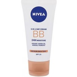 Nivea BB Cream 5in1 Beautifying Moisturizer SPF10 bb krém Medium To Dark 50 ml