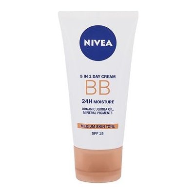 Nivea BB Cream 5in1 Beautifying Moisturizer SPF10 bb krém Medium To Dark 50 ml – Hledejceny.cz