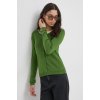 Dámský svetr a pulovr United Colors of Benetton Bavlněný kardigan lehký 1091D5558 zelená