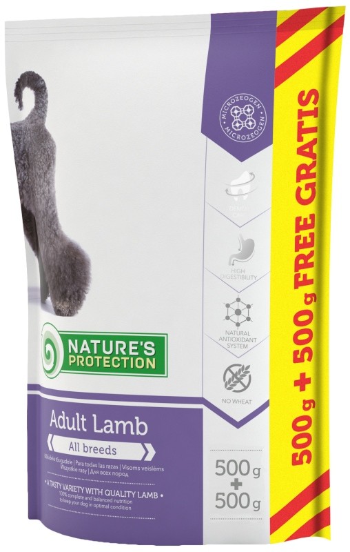 Nature\'s Protection Dog Dry Adult Lamb 0,5 kg