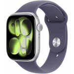 Apple Watch Series 11 GPS 42mm Silver Aluminium Case with Purple Fog Sport Band S/M MEU64WF/A – Zboží Živě