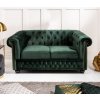 Pohovka Askont Chesterfield Oxford 2M dark green forest