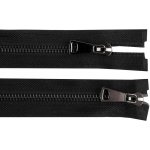 Zip kovový No 5 dělitelný 2 jezdce / dvoucestný 80 cm Varianta: 2 černá černý nikl, Balení: 1 ks – Hledejceny.cz