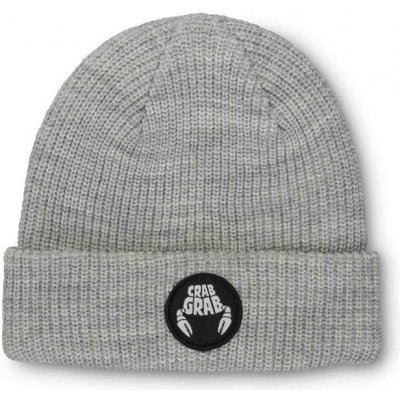 Crab Grab Circle Patch beanie Heather Grey – Hledejceny.cz