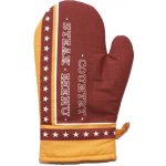 Kuchyňská chňapka Country bordová – Sleviste.cz