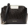 Kabelka Calvin Klein dámská kabelka crossbody Finley hnědo bílá