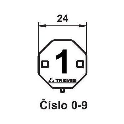 TREMIS Návlečka č.1 k očíslování zemničů, 1 ks – Zbozi.Blesk.cz