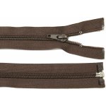 Spirálový zip no.5 rozepínací 60cm - více barev color: 704 tmavě hnědá – Hledejceny.cz