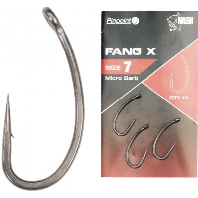 Kevin Nash Pinpoint Fang X Micro Barbed vel.7 10 ks – Zboží Mobilmania