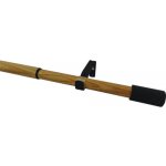 SP TREND Souprava záclonová roztažitelná Ida 19/22 mm, 120-210 cm, dub/černá – Sleviste.cz