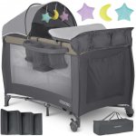 Ricokids Cestovní postýlka 125 x 65 x 78 cm RK-242 antracitová – Zboží Mobilmania