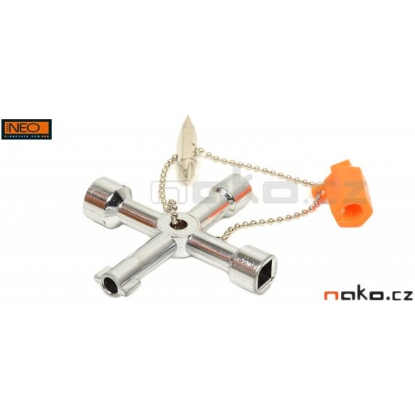 Klíč NEO TOOLS 02-001 univerzální klíč na rozvodné skříně