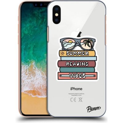 Pouzdro Picasee silikonové Apple iPhone X/XS - Summer reading vibes čiré – Zboží Mobilmania