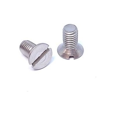 Šroub se zápustnou hlavou a průběžnou drážkou, DIN 963/ISO 2009, nerez A2 M1,6 x 4 - hobby balení, balení 1 ks – Hledejceny.cz