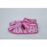 Barefoot papuče Baby Bare Pink teddy – Sleviste.cz