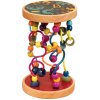 Dřevěná hračka B.toys válec labyrint s korálky Loopty Loo