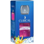Cubical Kiss Gin 40% 0,7 l (dárkové balení 1 sklenice) – Hledejceny.cz