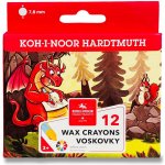 Koh-i-noor Pastelky voskové 12 barev 96192 – Hledejceny.cz