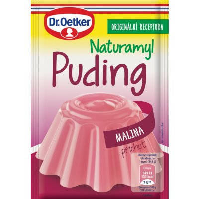 Dr. Oetker Naturamyl puding s malinovou příchutí 37 g – Hledejceny.cz