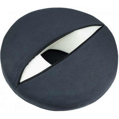 Bellatex anatomický sedák z Líné Visco pěny Grafitový 40 cm – Zboží Dáma