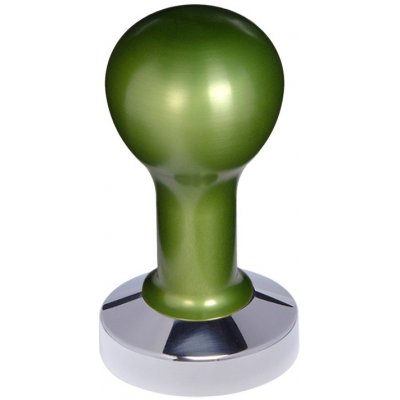 Buna Café Tamper kov zelený, nerez lesk, plochý 58,35 mm – Sleviste.cz