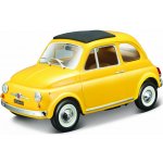 Bburago Fiat 500F 1965 žlutá 1:24 – Sleviste.cz