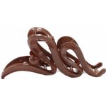 Elegantní skřipec na vlasy Barva: světle hnědá – Zboží Dáma