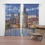 Sablio Závěs Karlův most: 2ks 140x250cm – Hledejceny.cz