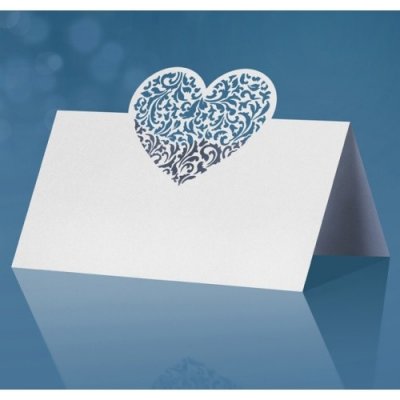 PartyDeco Jmenovky svatební Srdce 10ks – Hledejceny.cz