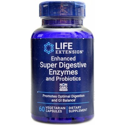 Life Extension Enhanced Super Digestive Enzymes with Probiotics 60 kapslí