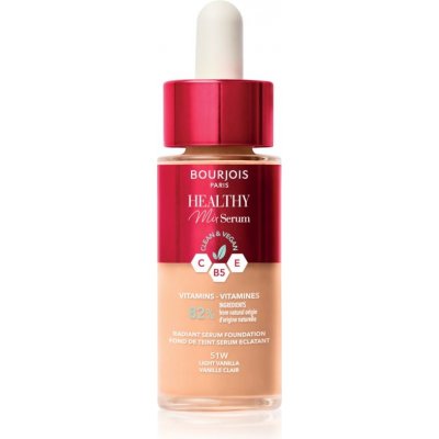 Bourjois Paris Healthy Mix Clean & Vegan Radiant Foundation 51W Light Vanilla 30 ml