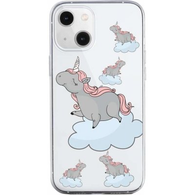 Pouzdro TopQ iPhone 13 silikon Grey Unicorns – Zboží Mobilmania