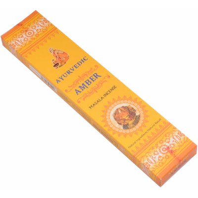 Ayurvedic Amber indické vonné tyčinky 15 ks – Hledejceny.cz