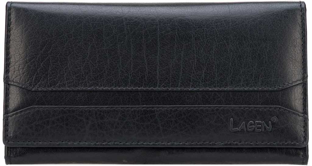 Lagen kožená peněženka W-2025 BLK