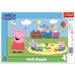 TREFL Prasátko Peppa: Veselý vláček 15 dílků – Sleviste.cz