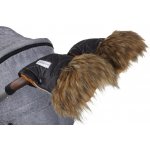 Little Angel rukavice DeLuxe černá zlatý prošev medová – Zboží Dáma