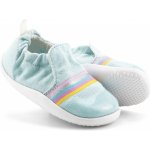 Bobux Barefoot první botičky xplorer scamp aqua + silver rainbow – Zboží Mobilmania