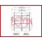 Comipont Kostka lešení 24,3 m² s průlezovou podlážkou – Zboží Mobilmania