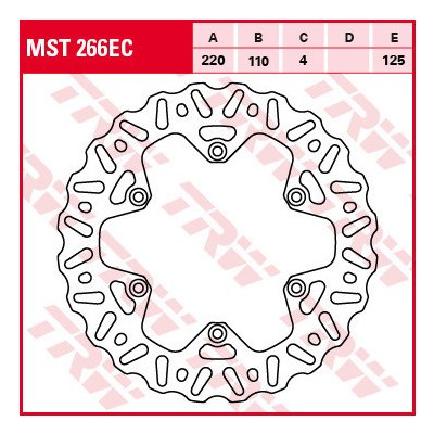 Brzdový kotouč TRW Lucas zadní KTM 500 EXC rok 08-26 – Hledejceny.cz