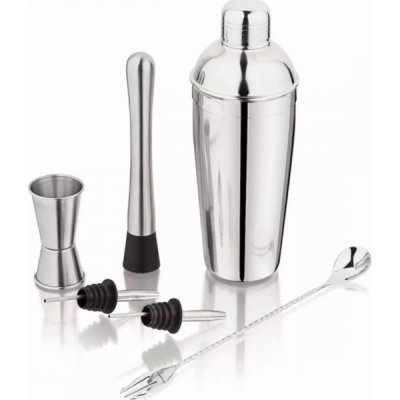 KINGHoff Koktejlová barová sada, Barmanská sada na koktejly, 6 položek, šejkr, Kinghoff Kh-1707 – Zbozi.Blesk.cz