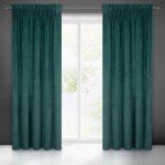 EUROFIRANY ZATEMŇOVACÍ ZÁVĚS NA PÁSCE VILLA 140X270 CM TMAVĚTYRKYSOVÁ – Hledejceny.cz