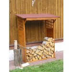 Rojaplast 151/151 130 x 60 x 168 cm borovicové dřevo hnědý 6602 – HobbyKompas.cz
