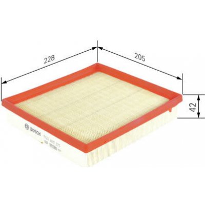 Vzduchový filtr BOSCH F 026 400 375 – Hledejceny.cz