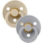 Bibs Colour dudlíky přírodní kaučuk 2ks Vanilla / Cloud – Zboží Mobilmania