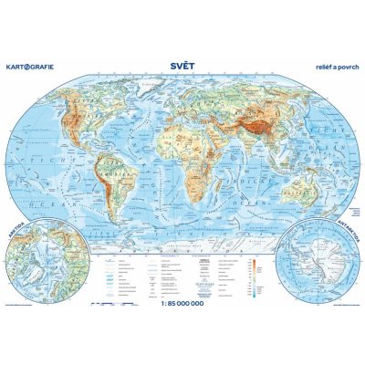 Svět – příruční mapa – Hledejceny.cz