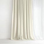 Goldea dekorační závěs luca - smetanový 280x150 cm – Hledejceny.cz