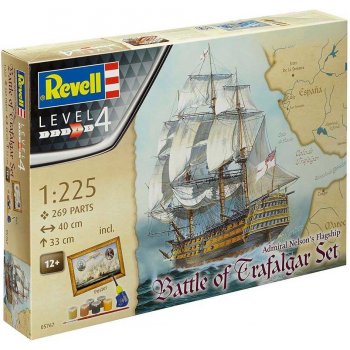 Revell Gift-Set loď 05767 Battle of Trafalgar 1:225